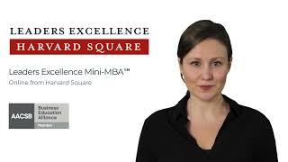 Earn Your Distinctive Mini-MBA Online from Harvard Square