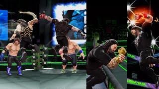 Evolution of Roman Reigns Super Man Punch in WWE Mayhem