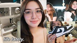 VLOG • Coffee Machine Unboxing, Double Date, & Weight loss (Before & After) | Andrea Angeles