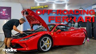 Detailing an Off-Roading Ferrari F8