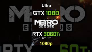 GTX 1080 vs RTX 3060 Ti in Metro Exodus | 1080p