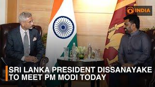 Sri Lanka President Dissanayake to meet PM Modi today