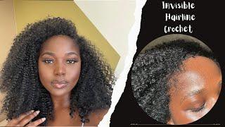 Invisible hairline Crochet| DIY Crochet #crochet #protectivestyles #hairline