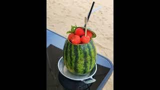 泰國華欣 l 西瓜冰沙 l 夜市 vs 網紅店 Watermelon Smoothie, Night market vs Decent shop, Hua Hin Thailand