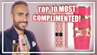 Top 10 MOST COMPLIMENTED Lattafa Perfumes for Women!