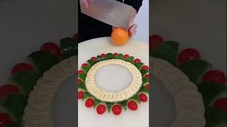 Orenge Design Cutting Trick . Chinese Style . #shorts #viralvideo #chefsufiyan