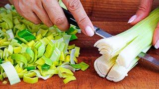 This Leek Recipe Is Better Than Meat! Healthy and Delicious!