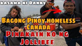 Dalawang Pinoy Homeless Canada Ito Ang Kanilang Buhay Pinakain Ko ng Jollibee Baka kilala nyo Si Nav