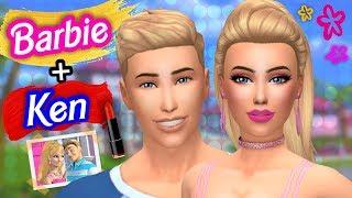 THE SIMS 4 - BARBIE AND KEN CAS