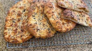 No Knead Persian Barbari Bread, So Easy And Yummy