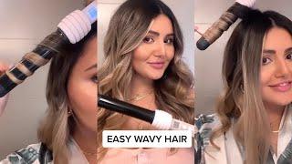 Easy Wavy Hair Tutorial