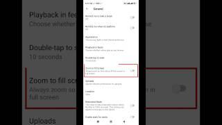 How to enable youTube zoom to fill screen #shorts