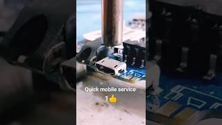 how to safe remove charger pin with heat gun#mobileservice#chargerpin #iphone #touchic #shortvideo