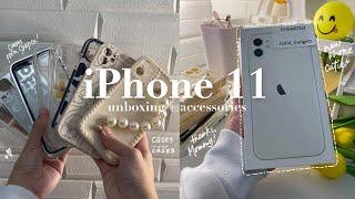 iPhone 11 unboxing + shopee cases haul️ (aesthetic & asmr) | angela charmaine