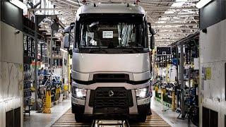 Manufacture of European trucks: Renault Trucks Production Factory