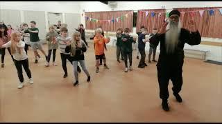 Romsley Cubs learn Tai Chi from the renowned Grandmaster Hari