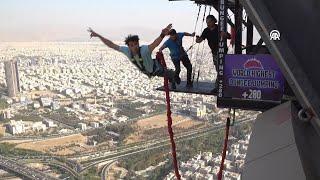 Tehran’s Milad Tower hosts world’s highest bungee jumping platform