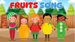 The Fruits Song | Learn Fruits Nursery Rhymes | Baby Songs | Kids Rhymes For Children | Wonder Kids