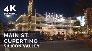 Cupertino Main Street Walking Tour | Silicon Valley |  ASMR | Cupertino California