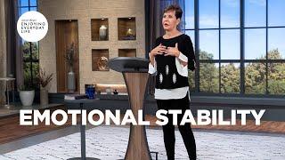 Emotional Stability | Joyce Meyer | Enjoying Everyday Life