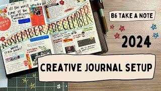 2024 creative journal setup + flipthrough  // b6 take a note planner (medium)