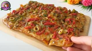 Pizzadan  daha lezzetli! Sadece patatesleri rendeleyin! Bu tarif Alışkanlık yapacak! KOLAY ve UCUZ