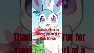 AI Mirror made art of shiny Sylveon #gaming #pokemon #aimirror