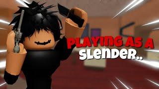 PLAYING MM2 AS A SLENDER.. (Roblox mm2!)