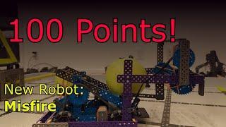 100 Points! | VEX IQ Rapid Relay New Robot Misfire