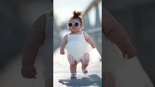 Adorable Baby Fashion Show #cutebaby #funnybaby #babygirl #fashion #cute #babylove