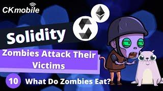 Solidity with Crypto Zombie lesson 2 #10 What Do Zombies Eat?