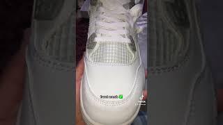 #DHgate DHGATE JORDAN 4 WHITE OREO UNBOXING & REVIEW #shorts #shoes