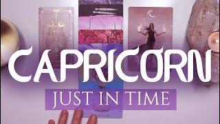 CAPRICORN TAROT READING | "CHECKMATE, CAPRICORN!" JUST IN TIME