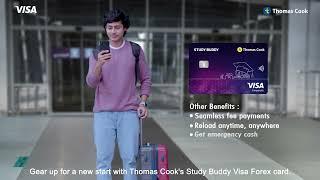 Get your Thomas Cook Study Buddy Visa Forex Card