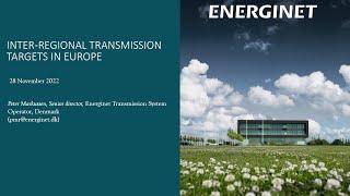 Webinar: Interregional Transmission Targets in Europe - How ENTSO E does it