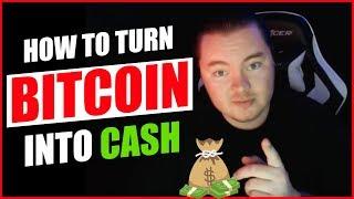 How to Turn Bitcoin Into Cash (taught in under 1 minute)