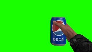 Pepsi Can in First Person [GREEN SCREEN]