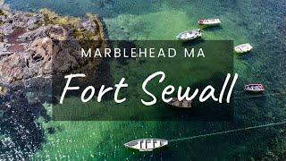 Aerial Footage of Fort Sewall Dive Site | Marblehead MA