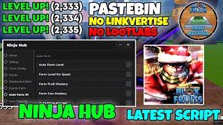 Script Blox Fruits | PasteBin  | Direct Link | Auto Farm + Sea Event + Bounty | No Key   |