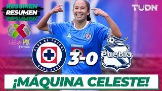 HIGHLIGHTS | Cruz Azul 3-0 Puebla | Liga Mx Femenil AP2024-J14 | TUDN