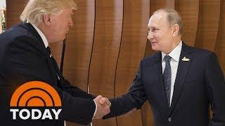 President Donald Trump’s First Handshake With Vladimir Putin | TODAY