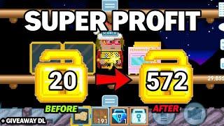 SUPER PROFIT! Super LAZY PROFIT method in 2023 RICH  | Growtopia Profit 2023 | Eps 30 | Growtopia