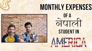 Monthly Expenses of a Nepali Student in America in 2024!