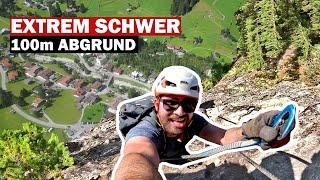 schwerste Klettersteig im Zillertal: Nasenwand in Ginzling