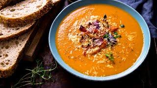 So much flavour in a bowl! | My super tasty Roasted Vegetable Soup recipe.