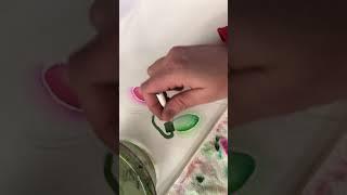 Watercolor Christmas Lights part 4 - finishing touch