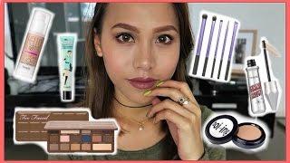 TRYING MY NEW MAKEUP (TOO FACED, BENEFIT, ZOEVA) | rhaze