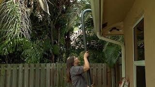 DIY Gutter Cleaning. No Ladders Required!