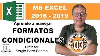 Curso GRATUITO de EXCEL INTERMEDIO | Parte 03 | Manejo de FORMATO CONDICIONAL en Excel