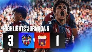 J5 Hightlights del partido Levante UD 3-1 CD Eldense | LaLiga Hypermotion 2024/25